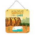 thumbnail image 1 of Retro Camper Camping Wander Wall or Door Hanging Prints, 1 of 1