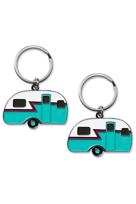 Retro Camper Keychain