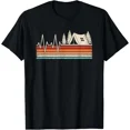 thumbnail image 1 of Retro Camping Heartbeat Outdoor Nature Camper Hiking Men T-Shirt Gift for Dad, M, 1 of 2