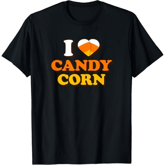 Retro Candy Corn Lover Unisex Graphic Short Sleeve T-Shirt