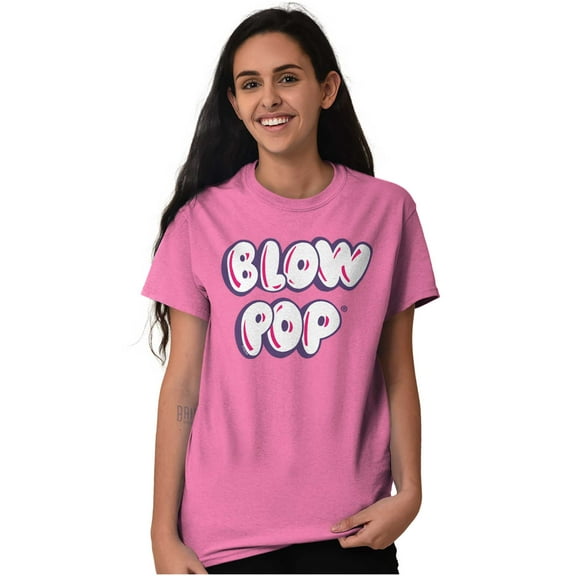 Retro Candy Logo Blow Pop Cute Men's Graphic T Shirt Tees Brisco Brands M