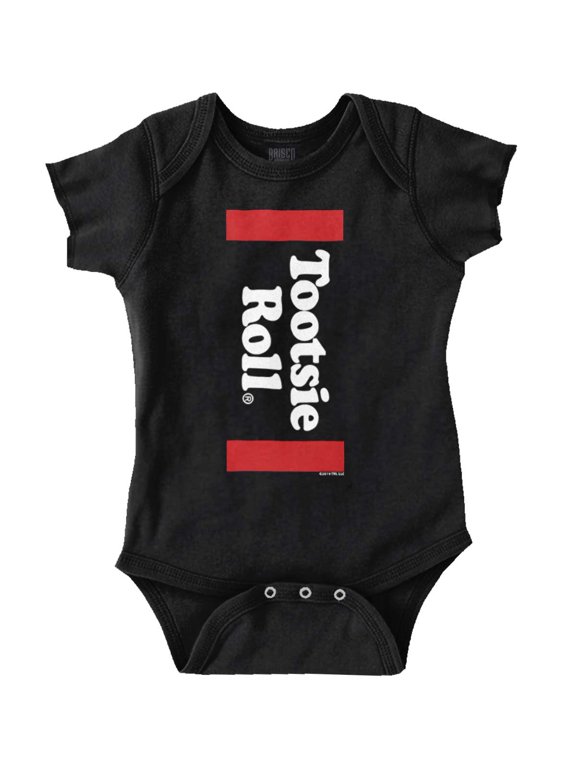 Retro Candy Logo Vintage Tootsie Roll Romper Boys or Girls Infant Baby Brisco Brands NB