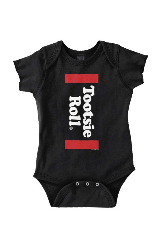 Retro Candy Logo Vintage Tootsie Roll Romper Boys or Girls Infant Baby Brisco Brands NB