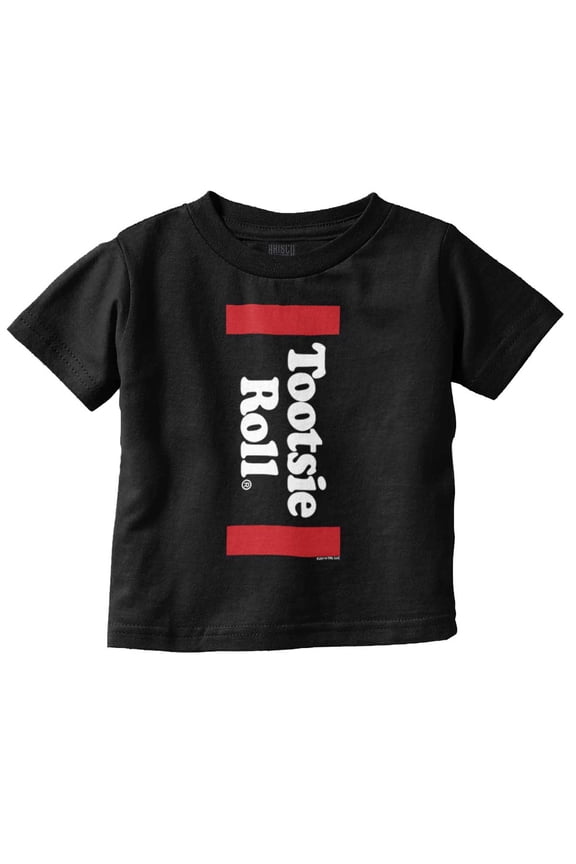 Retro Candy Logo Vintage Tootsie Roll Toddler Boy Girl T Shirt Infant Toddler Brisco Brands 18M