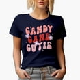 thumbnail image 1 of Retro Candy Wishlist Magical Holiday Season Gift Idea, Navy Blue T-Shirt, Small, 1 of 5