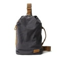 thumbnail image 1 of Retro Canvas Bag Men's Messenger Shoulder Bag,Brown, 1 of 2