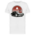 thumbnail image 1 of Retro Car With Sunset T-Shirt Men -Image by Shutterstock, Male Small, 1 of 2