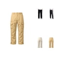 thumbnail image 1 of Retro Cargo Pants, Straight Loose Fit Multi-Pockets, Mid Rise Long Crotch Outdoor Casual Trousers, 1 of 5