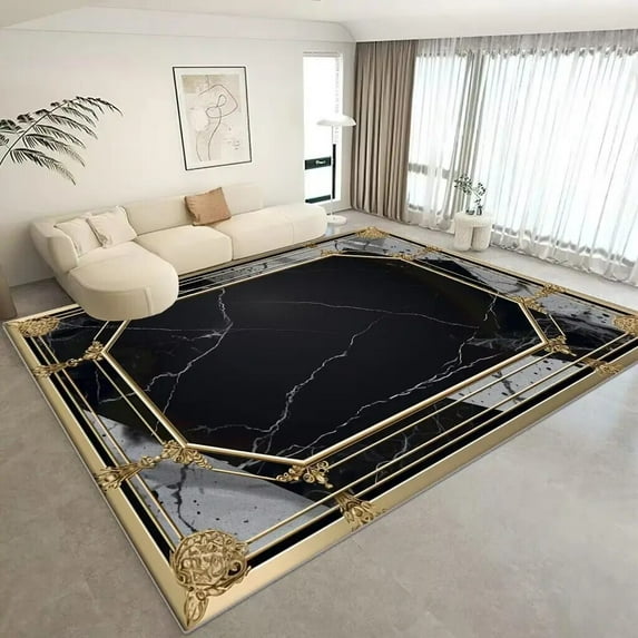Retro Carpets Living Room European Luxury Decoration Rug Sofa Chair Side Large Area Rugs Rooms Decor Soft Mat alfombra para sala