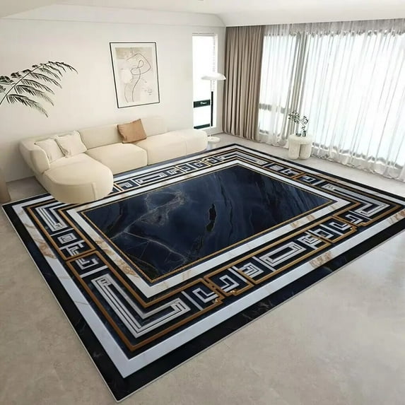 Retro Carpets Living Room European Luxury Decoration Rug Sofa Chair Side Large Area Rugs Rooms Decor Soft Mat alfombra para sala