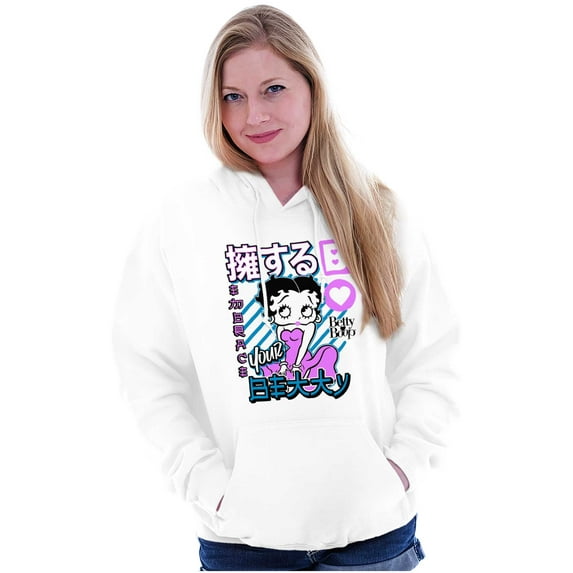 Retro Cartoon Embrace Your Betty Hoodie Sweatshirt Women Brisco Brands L