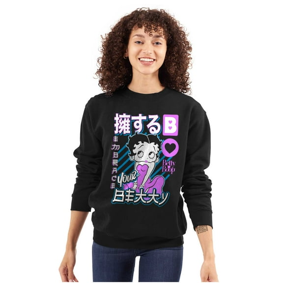 Retro Cartoon Embrace Your Betty Women Crewneck Sweatshirt Brisco Brands L