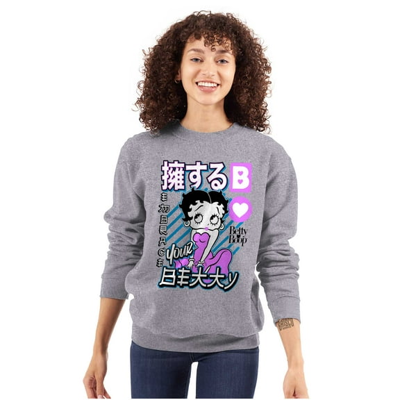 Retro Cartoon Embrace Your Betty Women Crewneck Sweatshirt Brisco Brands S
