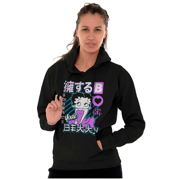 Retro Cartoon Embrace Your Betty Women Plus Size Hoodie Brisco Brands 2X