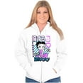 thumbnail image 1 of Retro Cartoon Embrace Your Betty Women Plus Size Zipper Hoodie Brisco Brands 5X, 1 of 5