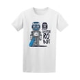 thumbnail image 1 of Retro Cartoon How Are You Skater Robot Tee - Image by Shutterstock, 1 of 2