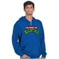 thumbnail image 1 of Retro Cartoon Logo Awesome Eighties Unisex Fleece Graphic Zip Up Hoodie Brisco Brands 4X, 1 of 5