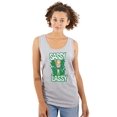 thumbnail image 1 of Retro Cartoon St Paddys Sassy Lassy Tank Top Tee Shirt Women Brisco Brands S, 1 of 5