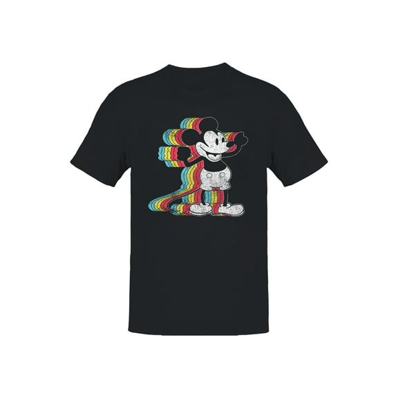 Retro Cartoon Vibes with Rainbow Men's T-shirt