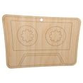 thumbnail image 1 of Retro Cassette Mix Tape Wood Holiday Christmas Tree Ornament Unfinished DIY Pre-Drilled Craft, 1 of 7