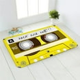 thumbnail image 1 of Retro Cassette Music Tape Floor Mat Multiple Choice Funny Entrance Door Mat Living Room Kitchen Non-Slip Carpet Bathroom Doormat, 1 of 4