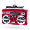 thumbnail image 1 of Retro Cassette Player Glass Christmas Ornament, 1 of 4