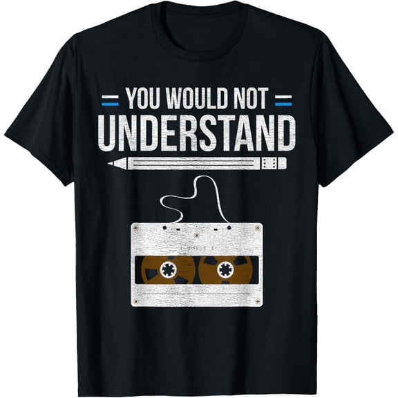 Retro Cassette Tape Music T-Shirt