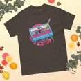 thumbnail image 1 of Retro Cassette Tape Pencil 70s 80s 90s Music Mixtape Graphic classic tee (Dark Chocolate, M), 1 of 4