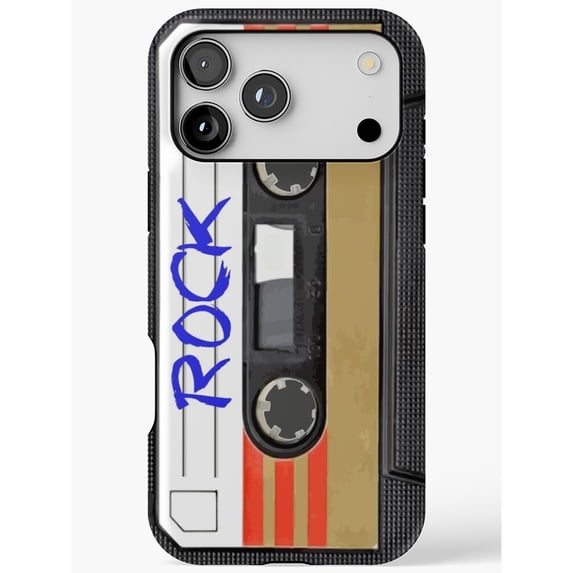 Retro Cassette Tape Rock Graphic Tough Case for Apple iPhone ...