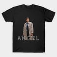 thumbnail image 1 of Retro Castiel Supernatural Angel Of Thursday Trenchcoat Unisex T-Shirt, for men & women, up to size 5XL, 1 of 2