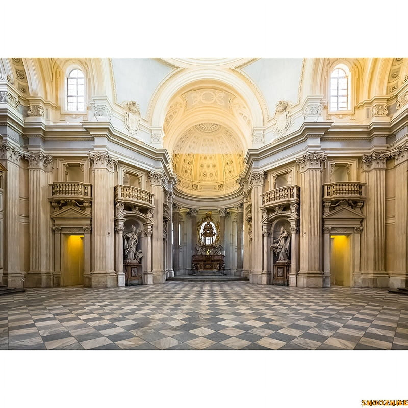 Retro Castle Theme Photography Backdrops Props Vintage Theater Opera ...