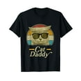 thumbnail image 1 of Retro Cat Daddy 80s 90S Style Cat Retro Cat Sunglasses Unisex T-Shirt Cat Daddy Sunglass Fathers Day Dad Daddy, 1 of 4
