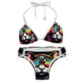thumbnail image 1 of Retro Cat Detachable Sponge Adjustable Strap Bikini Set Two-Pack - Ideal for Beach & Pool Parties, 1 of 6