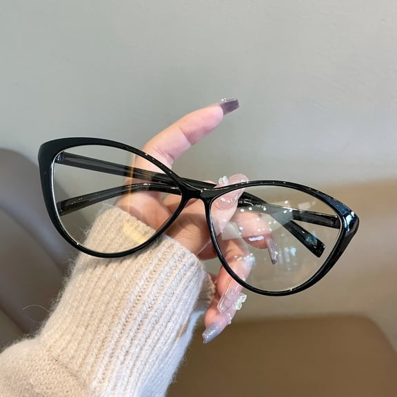 Retro Cat Eye Eyeglasses, Tortoise Shell Anti Blue Light Eyewear for Women