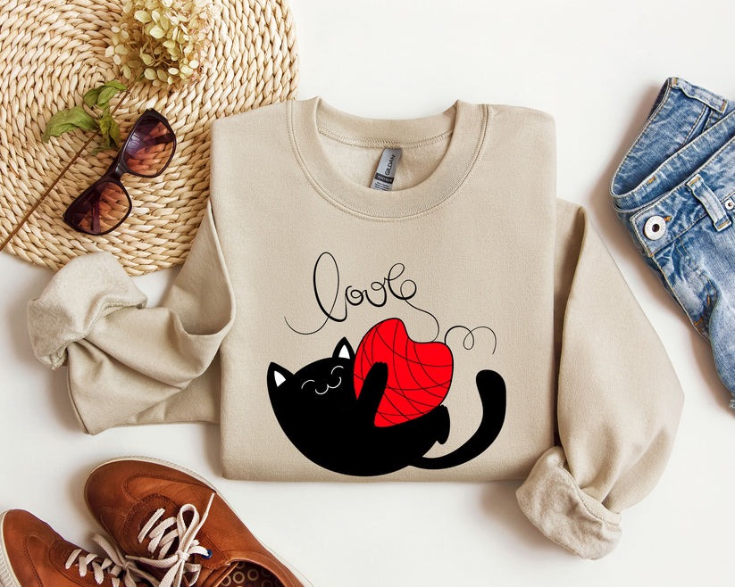 Walmart love sweatshirt cheap