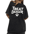 thumbnail image 1 of Retro Cat Lover Cat Dad Luna Nala Wash Print Tshirt S-2XL Vintage Black Graphic Tees Gift Shirts for Cat Fan Tops, 1 of 4