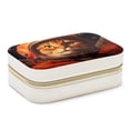 thumbnail image 1 of Retro Cat Velvet Portable Jewelry Organizer with Removable Compartment – Necklace Holder, Earring Organizer, and Jewelry Boxes - Gift, 1 of 7