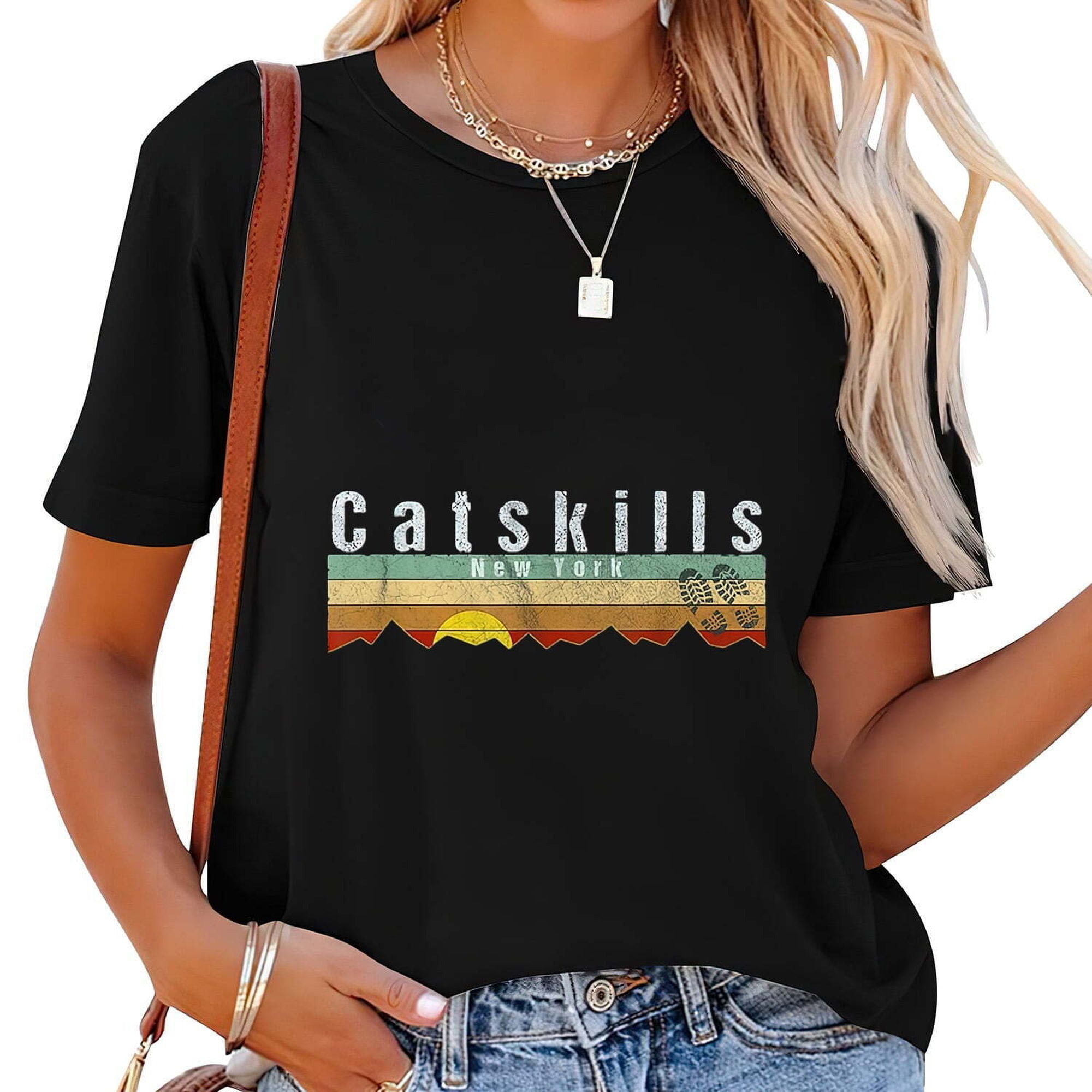 Retro Catskills Hiking Tee Embrace Nature in Vintage Style
