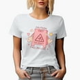 thumbnail image 1 of Retro Caution You Might Fall in Love, Funny Warning Sign, Valentine's Day Gift, White T-Shirt, Small, 1 of 5