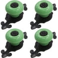 thumbnail image 1 of Retro Ceramic Cabinet Knobs, [4 Pack] Antique Vintage Dresser Knobs with Backplate, Drawer Pull Handles for Kitchen/Dresser Drawer/Cupboard/Wardrobe, Green, 1 of 12
