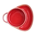 thumbnail image 1 of Retro Ceramic Soup and Sandwich Plate Combo with Handle Stoneware Bowls & Side Bowls Easy to Clean Great for Breakfast, 1 of 8