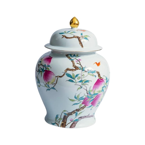 Retro Ceramics Jar Exquisite Multiuse Candy Snack Jars Antique Kitchen Seasoning 1700ml