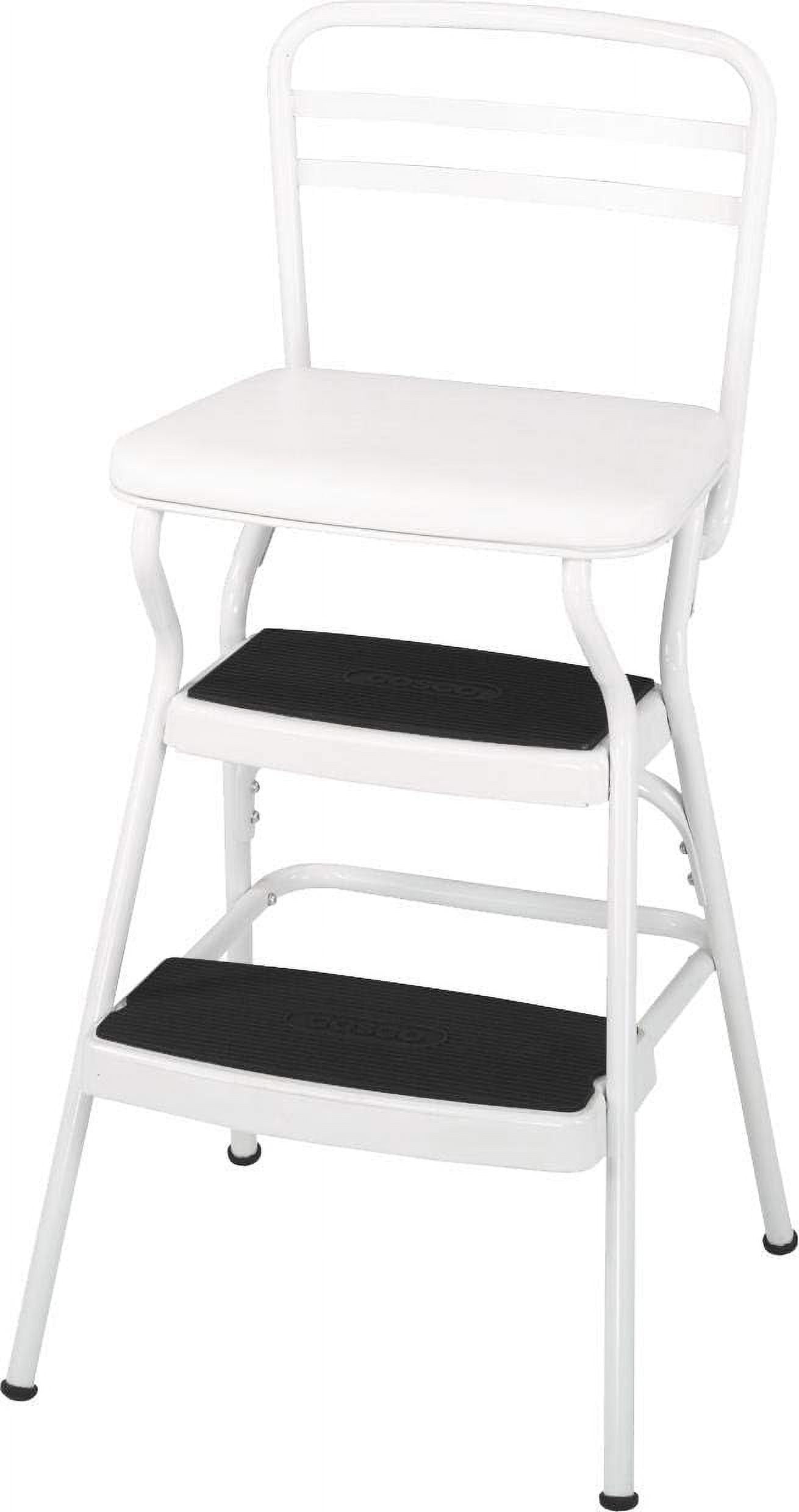 Retro step stool chair walmart discount