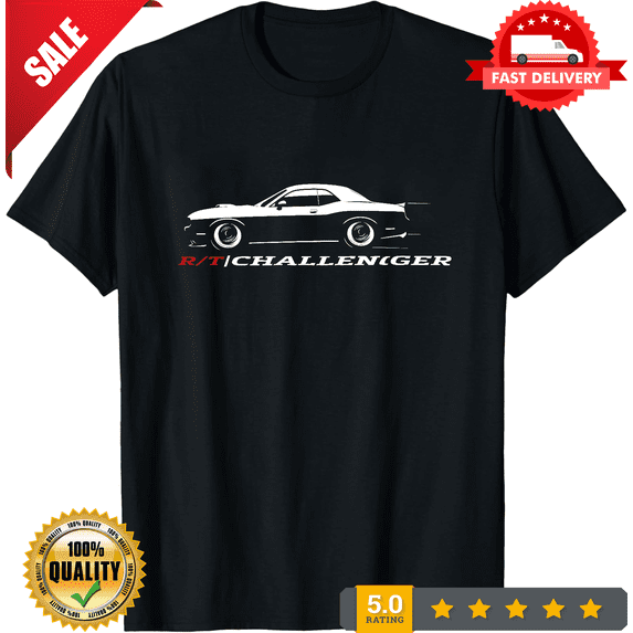 Retro Challenger RT 392 HEMI Muscle Car T-Shirt Cotton Tee S-5XL USA Classic, NEW INSTOCK-TH80116