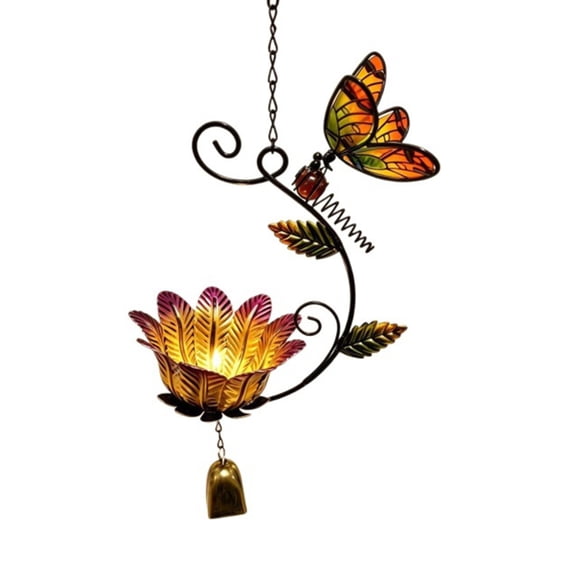 Retro Charm Metal Garden Windbell Wild Bird Feeder Bird Feeding Base With Rustproof Coating For Patios Decors