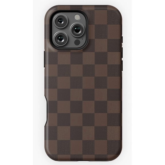 Retro Checker Board Grid Game Classic Pop iPhone 11 12 13 14 15 16 17 Pro Max Case