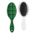 thumbnail image 1 of Retro Checkerboard Hair Brush, Geometric Checkered Paddle Brush, Comfortable Grip Detangler Hairbrush for Wet Hair, Dry Styling, Unisex Travel Comb for Kids Adults, 1 of 8