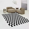 thumbnail image 1 of Retro Checkerboard Rugs for Bedroom Home r Fluffy Soft Plush Floor Mat Large Area Trendy Bedroom Gi, 1 of 5