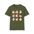 thumbnail image 1 of Retro Cheerful Santa, Gildan Unisex Softstyle T-Shirt, Graphic Tee, S-3XL, 1 of 3