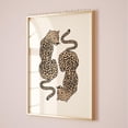 thumbnail image 1 of Retro Cheetah Wall Print Neutral Trendy Gallery Decor Living Room Poster UNFRAMED POSTER, 1 of 3